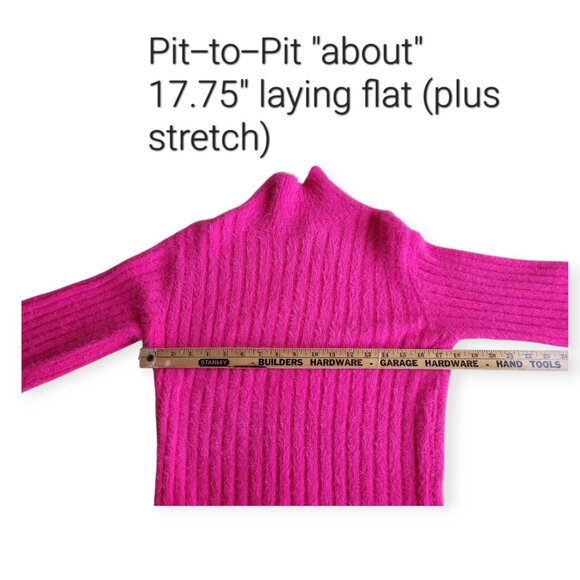 Anthropologie Pink Turtleneck Sweaterdress XXS NWT - Picture 10 of 12